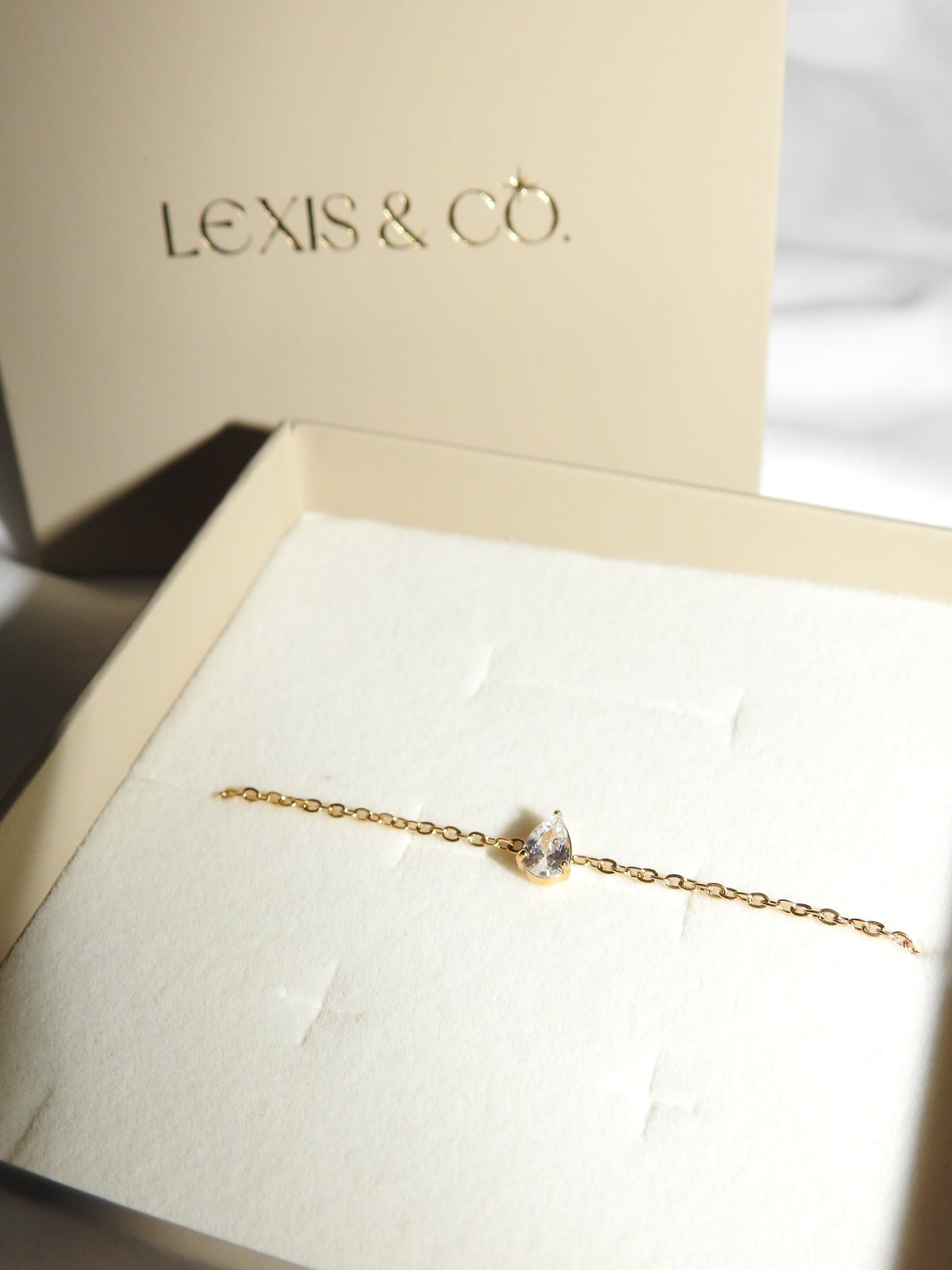 Droplet Chain Bracelet