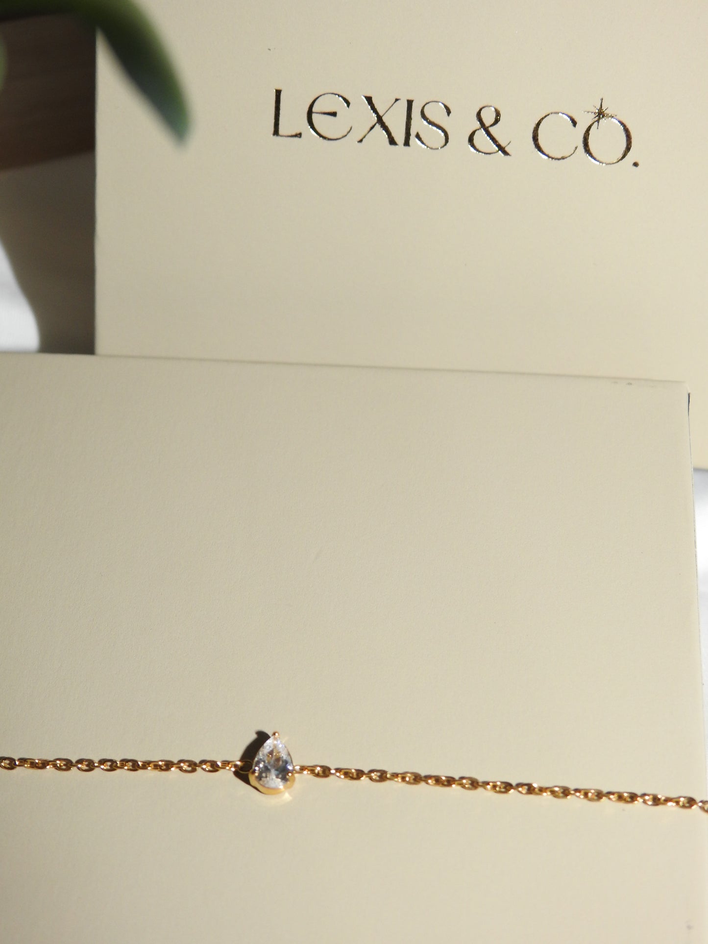 Droplet Chain Bracelet